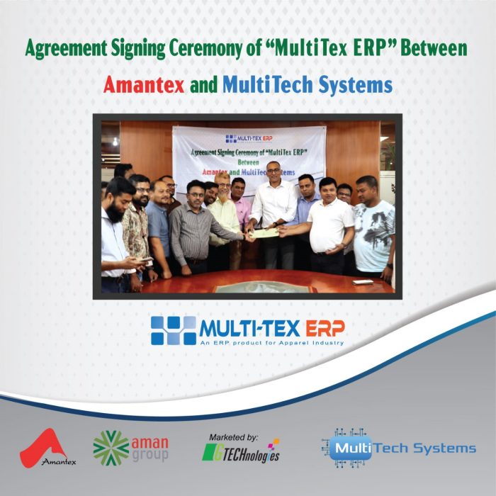 Agreement Signing Ceremony of MultiTex ERP Between Amantex and MultiTech Systems